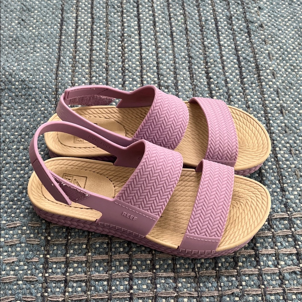 Reef Purple Water Vista Slide Sandals